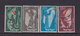 ISRAEL - 1955 Jewish New Year Set Used As Scan - Gebruikt (zonder Tabs)