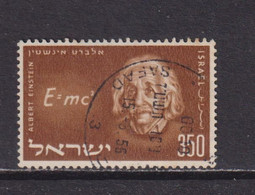 ISRAEL - 1956 Einstein 350pr Used As Scan - Used Stamps (without Tabs)