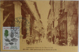 Cartes Postales  LABRUGUIERE- RUE DE L'HÔTEL DE VILLE N°  985 - 1958 - 1000° Anniversaire De La Création De La Ville - Labruguière