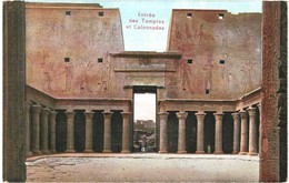 CPA-Carte Postale  Egypte Edfou Entrée Des Temples Et Colonnades    VM54435 - Edfu