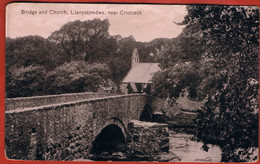 Great Britain. Cartolina B/n Non Circolata. Llanystymdwy, Bridge And Church - Merionethshire