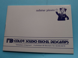 Album (klein) : MD Color Studio MICHEL DESCAMPS Winkelkern-Empyreum Berchem ( Zie Scans ) Form. +/- 16 X 11,5 Cm. ! - Zubehör & Material