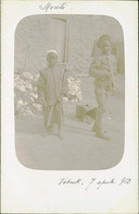 LIBIA / LIBYA - TOBRUCH / TOBRUK -  KIDS - PHOTO GERARDI - RPPC POSTCARD - 7 APR. 1912  (11284) - Libya