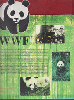 Hong Kong Set Of 3, WWF Giant Panda Mint In Folder - Hong Kong