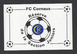 Etiquette De Vin   -  FC Cornaux De La Section Juniors  (suisse)  -  Thème Foot - Soccer