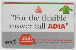 BT Call ADIA. Phonecard - Mint Wrapped - BT Emissions Commémoratives