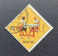 MAC5399U - Sports Disciplines - 20 Avos Used Stamp - Macau - 1962 - Usati