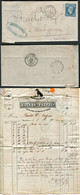 LETTRE  COMMERCIALE/PRIVEE . LETTRE  DU  13  OCTOBRE  1860 . A  ETUDIER . - 1849-1876: Periodo Clásico