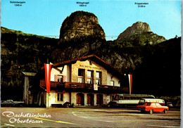 Delcampe - 36851 - Oberösterreich - Obertraun , Dachsteinbahn Talstation , Auto , Bus , Schönbergalm , Krippenstein , Mittagskogel - Traun