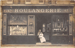 94-VINCENNES- CARTE-PHOTO- DE BOULANGERIE A VERIFIER - Vincennes