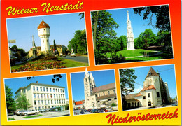 36935 - Niederösterreich - Wiener Neustadt , Wasserturm , Spinnerin Am Kreuz , Berufsschule , Dom , Kirche St. Jakob - N - Wiener Neustadt