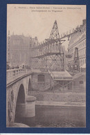 CPA [75] Paris > Métro Parisien, Gares Construction Non Circulé - Metro, Stations