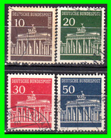 ALEMANIA - (GERMANY) – ( BERLIN SELLOS AÑO 1966 “ LA PUERTA DE BRANDEMBURGO“.-) - Gebraucht