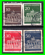 ALEMANIA - (GERMANY) – ( BERLIN SELLOS AÑO 1966 “ LA PUERTA DE BRANDEMBURGO“.-) - Gebraucht