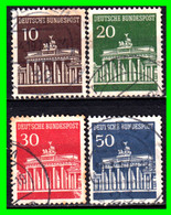 ALEMANIA - (GERMANY) – ( BERLIN SELLOS AÑO 1966 “ LA PUERTA DE BRANDEMBURGO“.-) - Gebraucht