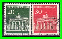 ALEMANIA - (GERMANY) – ( BERLIN SELLOS AÑO 1966 “ LA PUERTA DE BRANDEMBURGO“.-) - Gebraucht