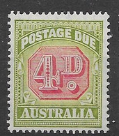 Australia Mlh * 1938 17 Euros Low Hinge Trace - Postage Due