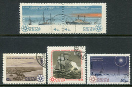 SOVIET UNION 1965 Polar Research Used  Michel 3125-29 - Usati