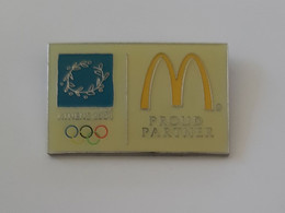 Athens 2004 Olympic Games, McDonalds Sponsor, Logo Pin - Jeux Olympiques