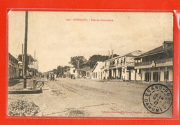 CONAKRY RUE DU COMMARCE OBLITERATION DAHOMEY GRAND POPO - Dahomey