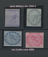 38/41 **. Mais Deux Sont Pliés. Cote 6665-€ - 1883 Leopold II