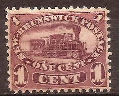 CANADA - Nuevo Brunswick -  Fx. 2710 - Yv. 4 - Locomotora A Vapor - 1860 - (*) - Unused Stamps