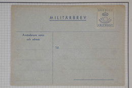 BC1 SVERIGE  BELLE LETTRE FALPOST  1944 MILITARBREV+++   NON VOYAGEE  ++NEUVE + - Militari