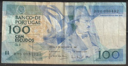 Portugal ( 100 Escudos De 1987 ) - Portugal