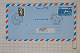 BC1 FRANCE  BELLE LETTRE AEROGRAMME  1993 210 ANS D AEROSTATION  ANNONAY POUR BERLINNGERMANY ++4F20 +AFFRANCH. PLAISANT - 1960-.... Lettres & Documents