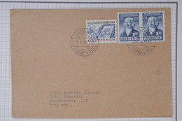 BC1 DANMARK   BELLE LETTRE  1973 COPENHAGUE  A TYSKLAND++  +AFFRANCH. PLAISANT - Covers & Documents