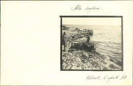 LIBIA / LIBYA - TOBRUCH / TOBRUK - ALLA SCOGLIERA / ON THE ROCK - RPPC POSTCARD - 1912 (11300) - Libya