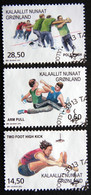 GREENLAND 2018 SPORT  Minr.775-777A   ( Lot H 60) - Used Stamps
