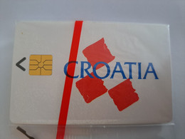 KROATIE  100 UNITS Chip  CARD   ARMS OF CROATIA MINT IN WRAPPER    **10694** - Croatie