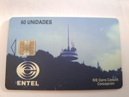 CHILI   CHIP 60UNITS   CARD / RE CERRO CARACOL    USED CARD     ** 10698 ** - Cile