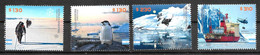 #75128 ARGENTINE,ARGENTINA 2022 ANTARCTICA FAUNA PENGUIN,SHIP ICEBREAKER SET MNH                            MNH - Neufs