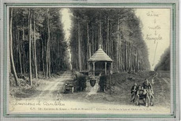 CPA - Environs De CANTELEU (76) Forêt De ROUMARE - Carrefour Du Chêne - Thème : MOTO, Tricycle - Canteleu