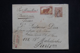 ARGENTINE - Enveloppe Cachetée En Recommandé De Buenos Aires Pour La France En 1938 Par Voie Maritime - L 129621 - Covers & Documents