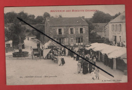 CPA - Souvenir Des Biscuits Georges -  Royère -(Creuse ) - Fête Patronale - Royere