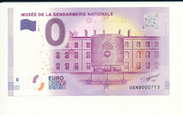 Billet Touristique 0 Euro - MUSÉE DE LA GENDARMERIE NATIONALE - UEND - 2017-1 - N° 713 - Other & Unclassified