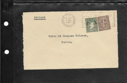 518) Eire Irlanda Busta 1951 Viaggiata Da Baile Atha Cliath Dublino A Zurigo Svizzera Union De Banque Suisses - Cartas & Documentos