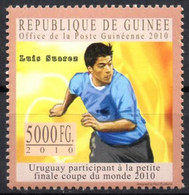 GUINEA 2010 - 1v - MNH - Luis Suarez - Uruguay - Football Fußball Fútbol Soccer Voetbal Futebol - Barcelona Liverpool - 2010 – Südafrika