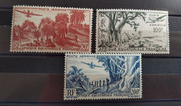 ⭐⭐AEF 1947-52 Série Paysages PA 50-52, 3 Val ** MNH⭐⭐ - Unused Stamps