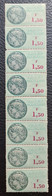 FRANCE 1963 - MNH - YT 33 - Taxes Communales 1F50 - Bande à 8 - Timbres