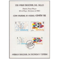 D0240# España 1980 [DF] XIII Feria Nacional Del Sello. Madrid (N) - Commemorative Panes