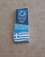 Athens 2004 Olympic Games - Greek Flag Pin #9 - Jeux Olympiques