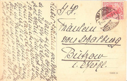 KOGEL Bei Malchow Mecklenburg Herrenhaus Autograf Adel TOP-Erhaltung Gelaufen 24.9.1918 - Plau