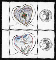 France 2004 - Timbres Personnalisés - Yvert Nr. 3632 A/3633 A - Michel Nr. 3774 II Zf./3775 II Zf. ** - Neufs