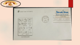 O) 1981 UNITED STATES   - USA, ALCOHOLISM, FDC XF - 1981-1990