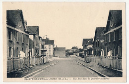 CPA - Ste GEMMES-SUR-LOIRE (Maine Et Loire) - Une Rue Dans Le Quartier Moderne - Sonstige & Ohne Zuordnung