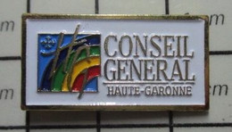 512G1 Pin's Pins / Beau Et Rare / THEME : ADMINISTRATIONS / CONSEIL GENERAL HAUTE GARONNE - Administrations